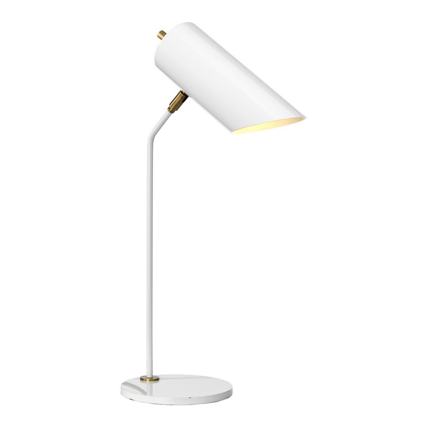 Elstead QUINTO-TL-WAB - Lampada da tavolo QUINTO 1xE27/8W/230V bianco