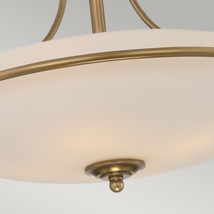 Elstead - Lampadario a plafone GRIFFIN 4xE27/100W/230V ottone
