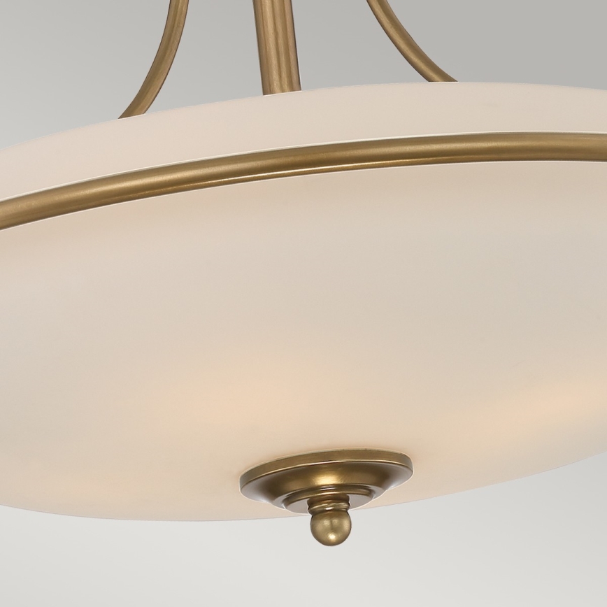 Elstead - Lampadario a plafone GRIFFIN 4xE27/100W/230V ottone