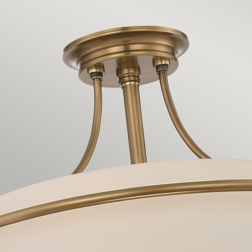 Elstead - Lampadario a plafone GRIFFIN 4xE27/100W/230V ottone