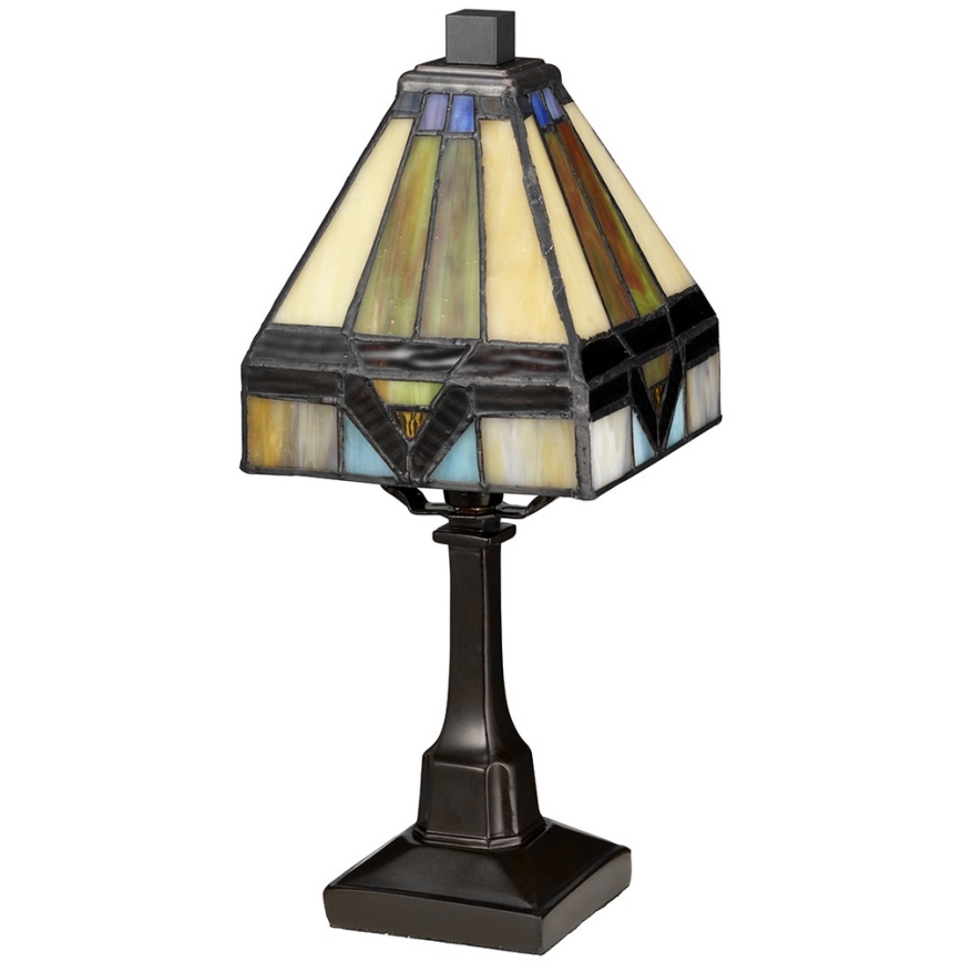 Elstead - Lampada da tavolo Tiffany HOLMES 1xE14/25W/230V