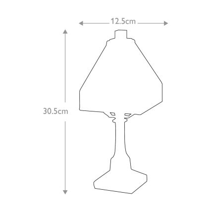 Elstead - Lampada da tavolo Tiffany HOLMES 1xE14/25W/230V