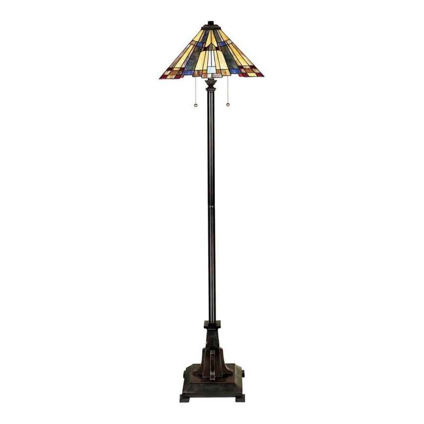 Elstead QZ-INGLENOOK-FL - Lampada da terra INGLENOOK 2xE27/60W/230V