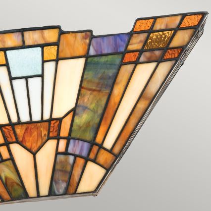 Elstead - Applique da parete Tiffany INGLENOOK 2xE14/60W/230V