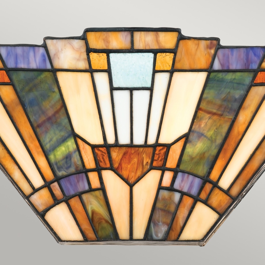 Elstead - Applique da parete Tiffany INGLENOOK 2xE14/60W/230V