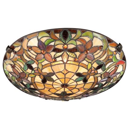 Elstead - Plafoniera Tiffany KAMI 2xE27/60W/230V