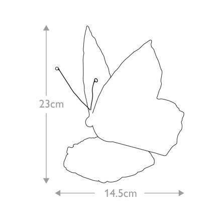 Elstead QZ-OBUTTERFLY-TL - Lampada decorativa LED TIFFANY 1xG9/3W/12/230V farfalla