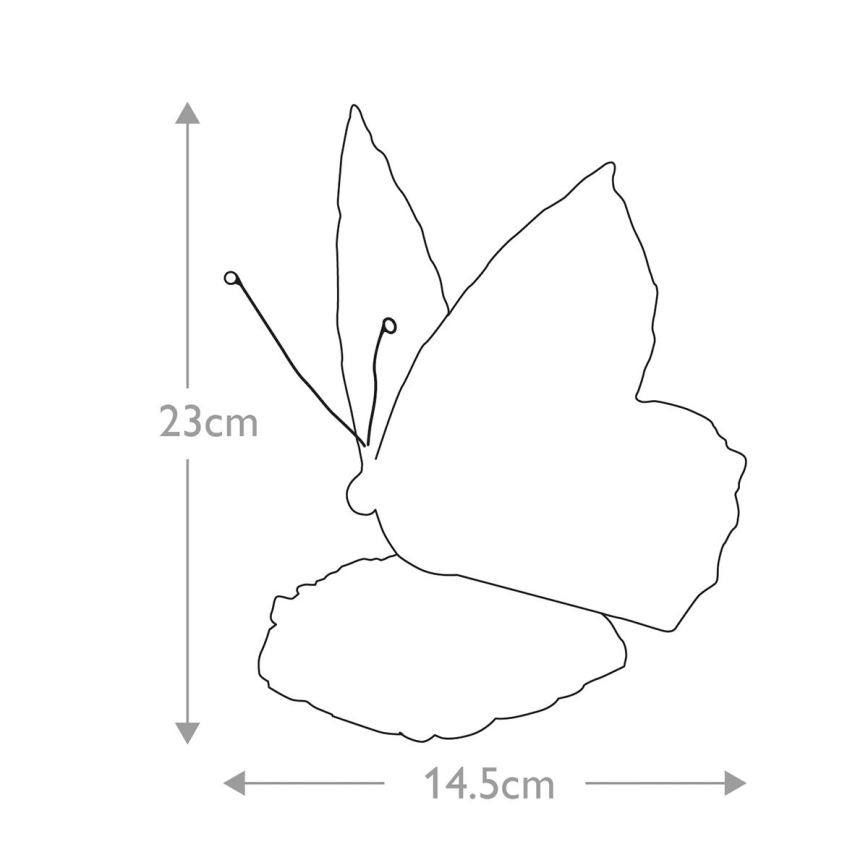 Elstead QZ-OBUTTERFLY-TL - Lampada decorativa LED TIFFANY 1xG9/3W/12/230V farfalla