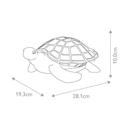 Elstead - Lampada decorativa LED TIFFANY 1xG9/3W/12V tartaruga
