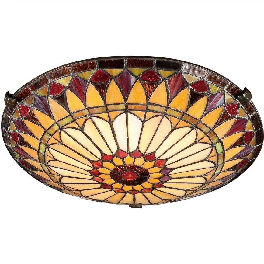Elstead - Plafoniera Tiffany WEST 2xE27/75W/230V