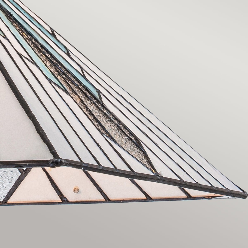 Elstead - Lampadario a catena Tiffany ALDERLEY 1xE27/60W/230V