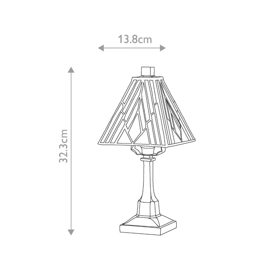 Elstead - Lampada da tavolo Tiffany ALDERLEY 1xE14/40W/230V 32,3 cm