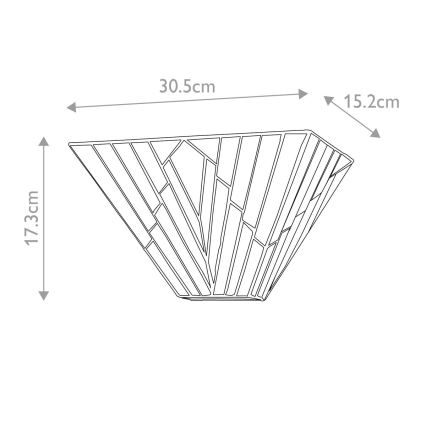 Elstead - Applique da parete Tiffany ALDERLEY 2xE14/40W/230V