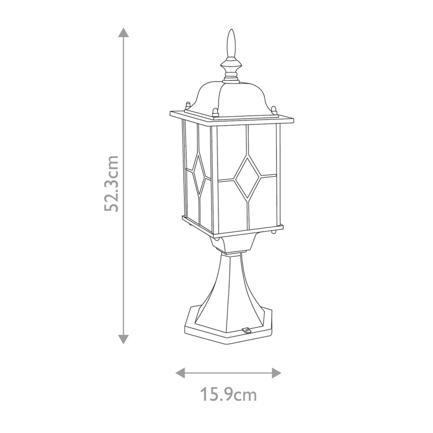 Elstead WX3 - Lampada da esterno WEXFORD 1xE27/100W/230V IP44