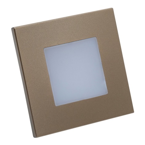Emithor 48334 - Luce LED da incasso STEP LIGHT LED/1W/230V oro