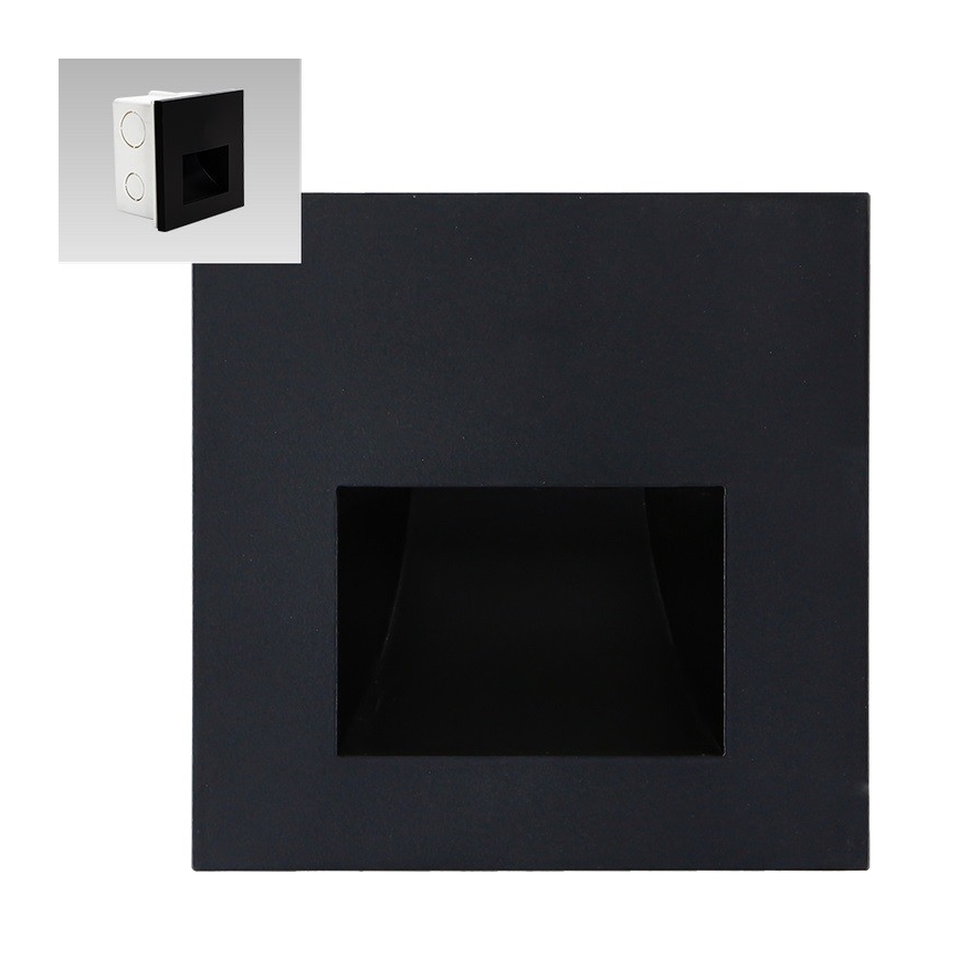 Emithor 70419 - Illuminazione LED scale SUNNY LED/1W/230V 4000K nero