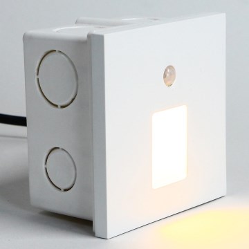 Emithor 70420 - Lampada LED per scale con sensore VIX LED/1W/230V 4000K bianco