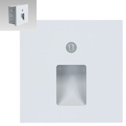 Emithor 70420 - Lampada LED per scale con sensore VIX LED/1W/230V 4000K bianco