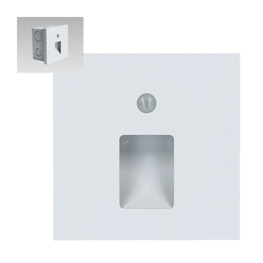 Emithor 70420 - Lampada LED per scale con sensore VIX LED/1W/230V 4000K bianco
