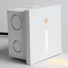 Emithor 70426 - Lampada LED per scale con sensore LINE LED/1W/230V 4000K bianco