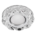 Emithor 71094 - Lampada da incasso a LED CRYSTAL FIX 1xGU10/50W + LED/3W STRIPE