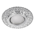 Emithor 71095 - Lampada da incasso a LED ELEGANT GLASS FIX 1xGU10/50W + LED/3W STRIPE