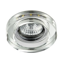 Emithor 71104 - Lampada LED da incasso ELEGANT DOUBLE LIGHT GU10/50W + LED/3W STRIPE