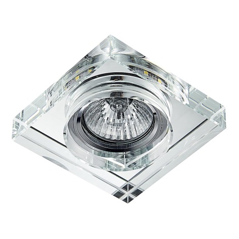 Emithor 71105 - Lampada LED da incasso ELEGANT DOUBLE LIGHT 1xGU10/50W + LED/3W STRIPE