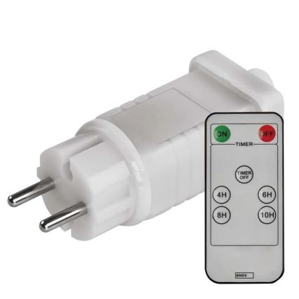 Alimentazione elettrica per connection of Natale lampade 230V IP44 + telecomando