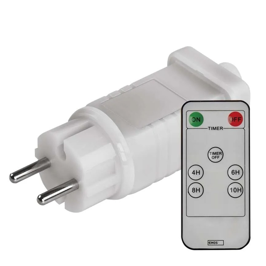 Alimentazione elettrica per connection of Natale lampade 230V IP44 + telecomando