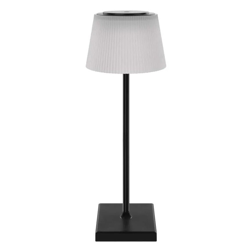 EMOS Z7630B - Lampada LED dimmerabile ricaricabile KATIE LED/4W/10V 1800mAh IP44 nero