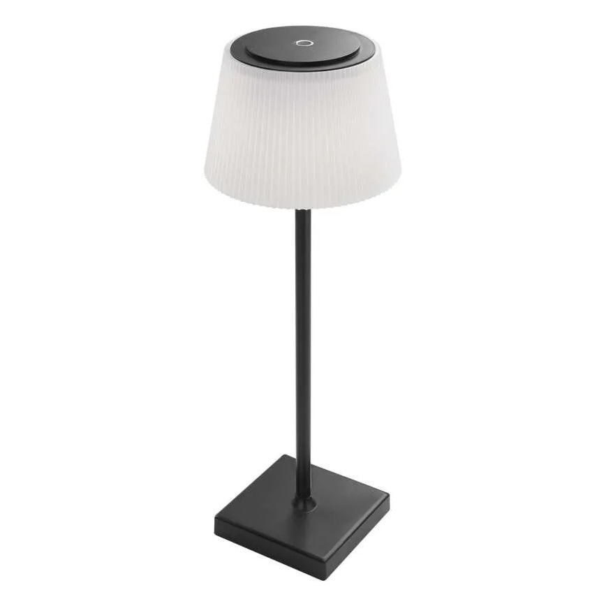 EMOS Z7630B - Lampada LED dimmerabile ricaricabile KATIE LED/4W/10V 1800mAh IP44 nero