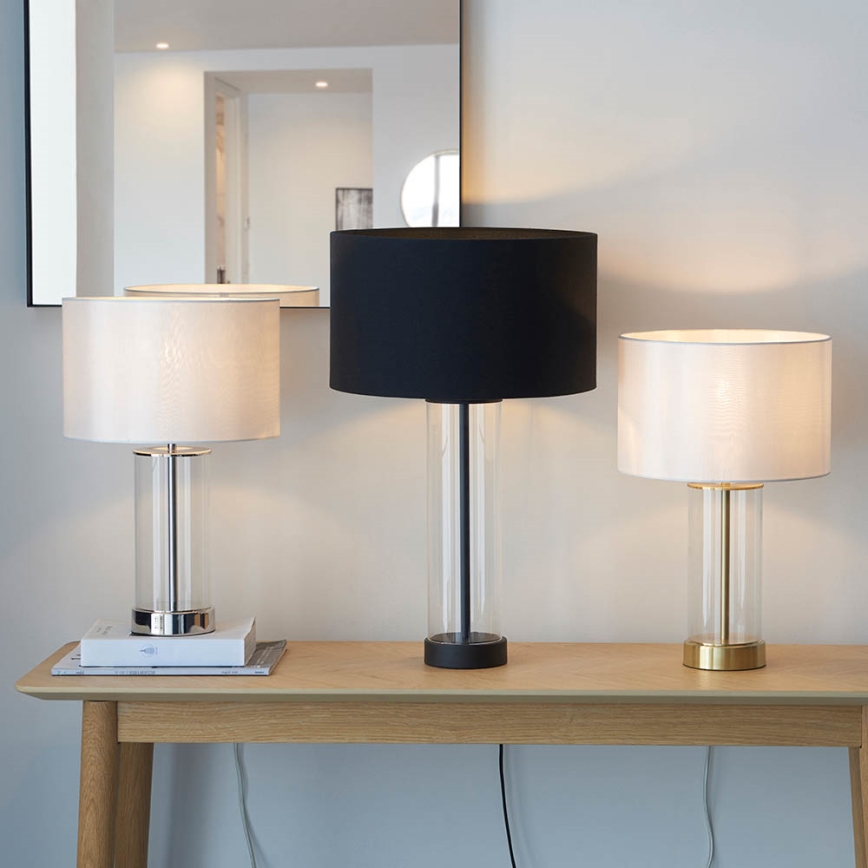 Endon 100440 - Lampada da tavolo dimmerabile LESSINA 1xE27/10W/230V nera