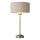 Endon 100646 - Lampada da tavolo HIGHCLERE 1xE14/7W/230V beige/cromo opaco Ø 25 cm