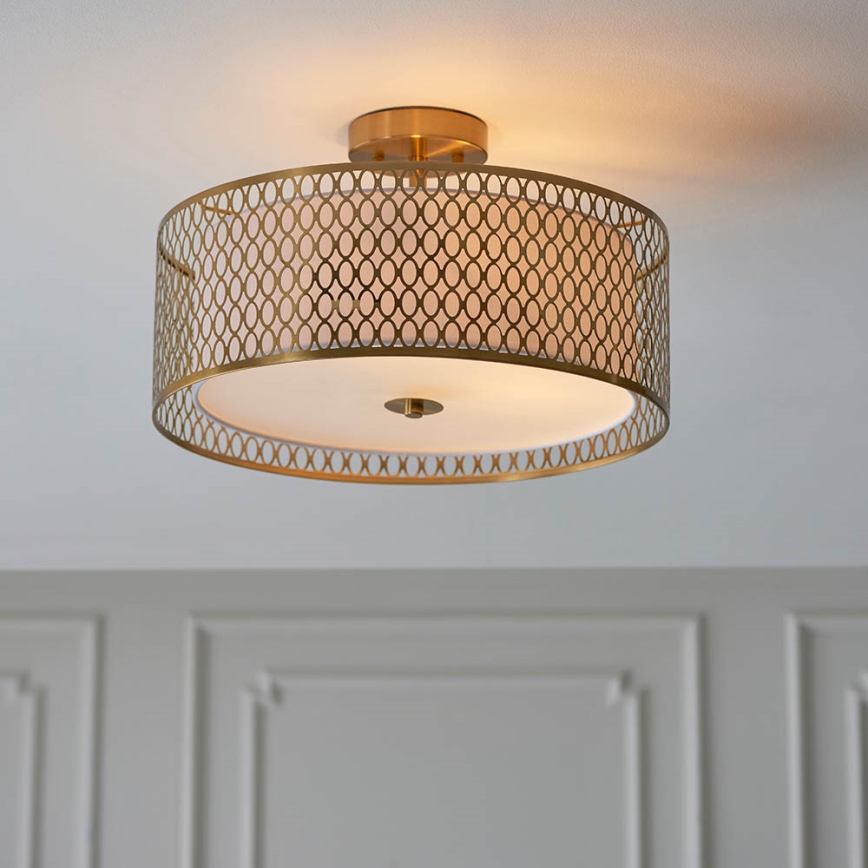 Endon 101568 - Lampadario a plafone CORDERO 3xE27/10W/230V oro
