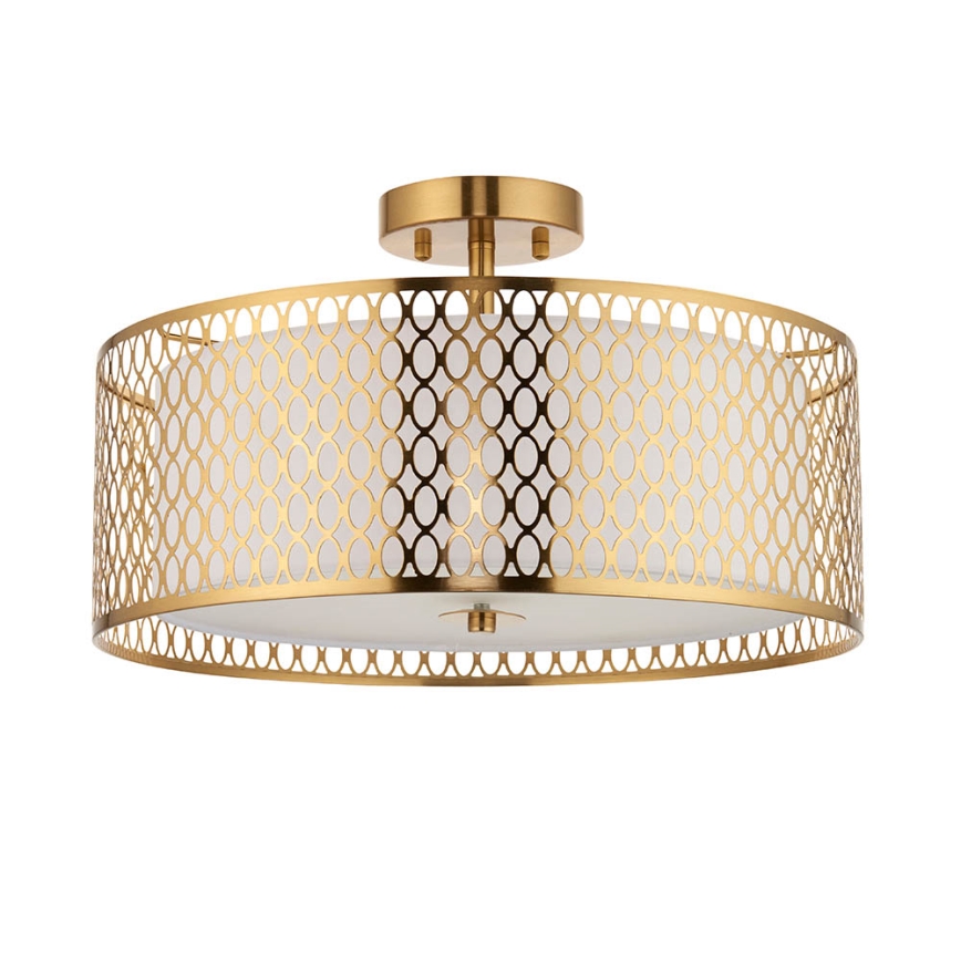 Endon 101568 - Lampadario a plafone CORDERO 3xE27/10W/230V oro