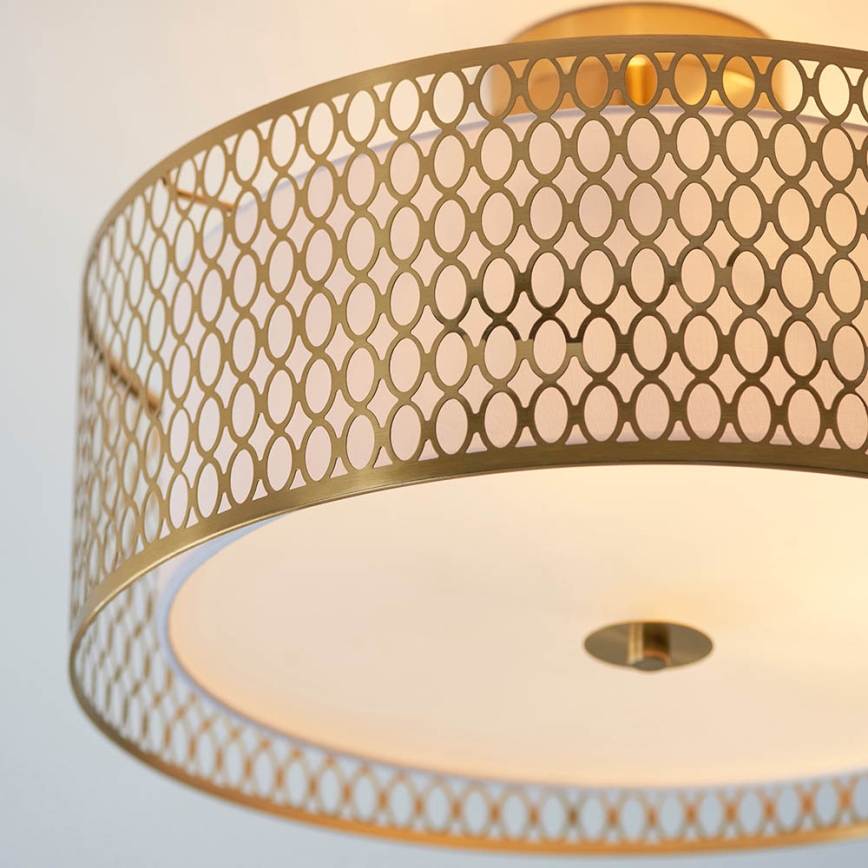Endon 101568 - Lampadario a plafone CORDERO 3xE27/10W/230V oro