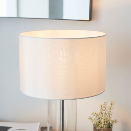 Endon 102674 - Lampada da tavolo dimmerabile LESSINA 1xE27/10W/230V cromo lucido/bianco