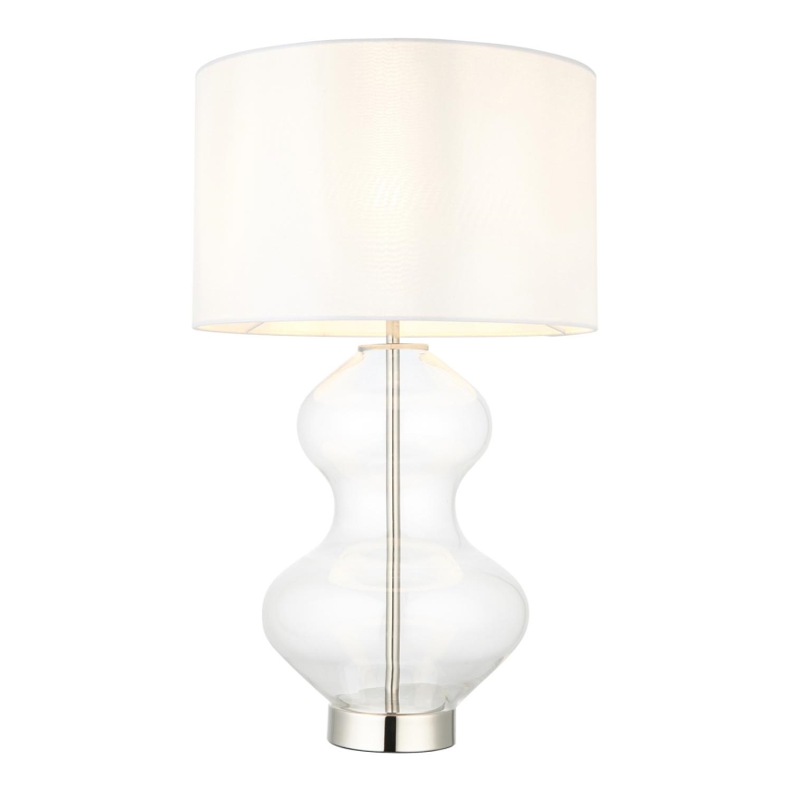 Endon 102676 - Lampada da tavolo dimmerabile KELDA 1xE27/10W/230V bianco/cromo opaco