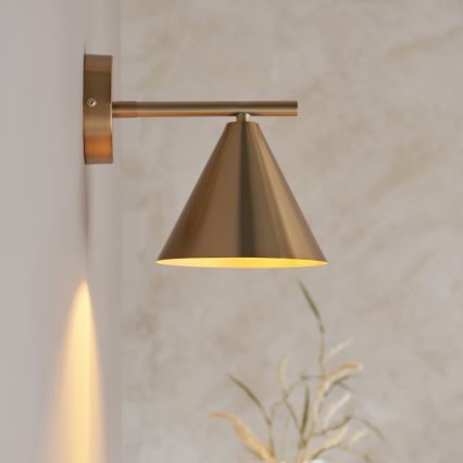 Endon 102893 - Faretto da parete CAPE 1xE14/7W/230V ottone