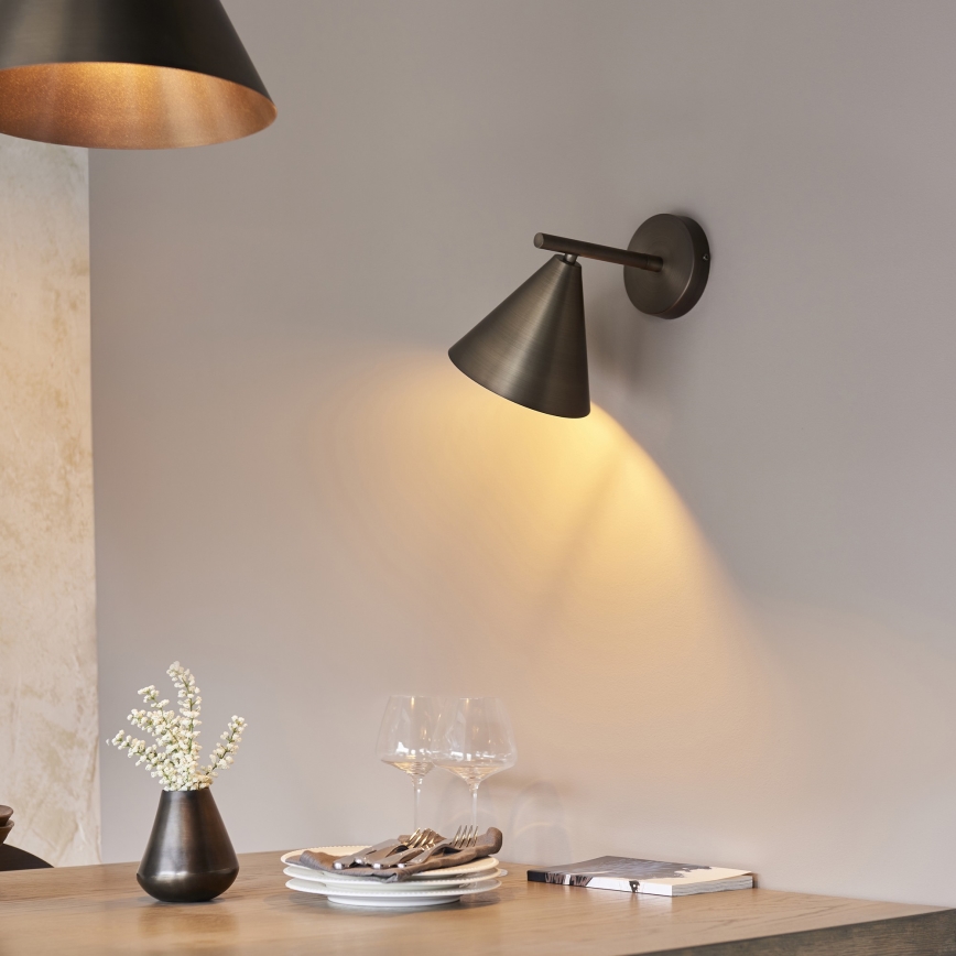 Endon 102894 - Faretto da parete CAPE 1xE14/7W/230V bronzo