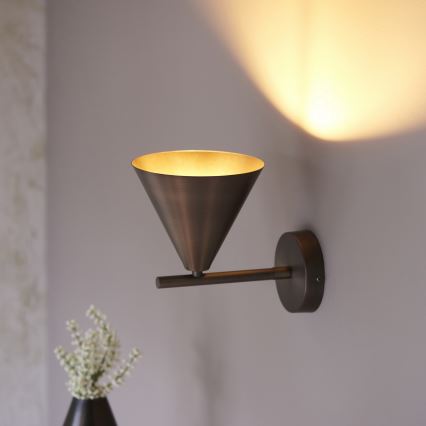 Endon 102894 - Faretto da parete CAPE 1xE14/7W/230V bronzo