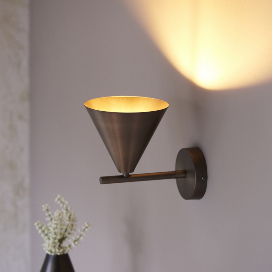 Endon 102894 - Faretto da parete CAPE 1xE14/7W/230V bronzo
