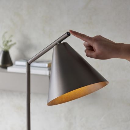 Endon 102895 - Lampada con piedistallo CAPE 1xE27/10W/230V bronzo