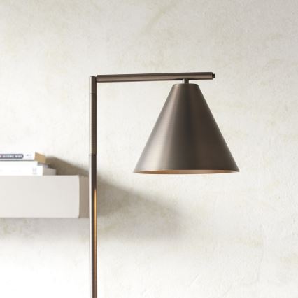 Endon 102895 - Lampada con piedistallo CAPE 1xE27/10W/230V bronzo