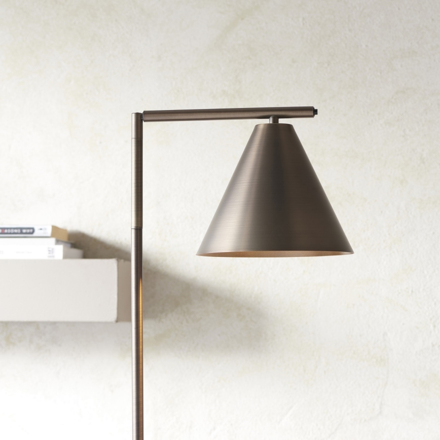 Endon 102895 - Lampada con piedistallo CAPE 1xE27/10W/230V bronzo