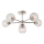 Endon 104050 - Lampadario a sospensione con supporto rigido ALLEGRA 6xE14/7W/230V cromo lucido/limpido