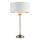 Endon 104054 - Lampada da tavolo HIGHCLERE 1xE14/7W/230V bianco/ottone diametro 25 cm