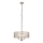 Endon 104466 - Lampadario a sospensione con catena CLIFTON 3xE14/6W/230V cromo lucido/limpido diametro 38,5 cm