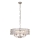 Endon 104467 - Lampadario a sospensione con catena CLIFTON 5xE14/6W/230V cromo lucido/limpido diametro 50,5 cm